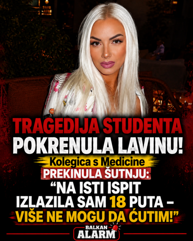 TRAGEDIJA STUDENTA POKRENULA LAVINU! Kolegica s Medicine PREKINULA ŠUTNJU: „NA ISTI ISPIT IZLAZILA SAM 18 PUTA – VIŠE NE MOGU DA ĆUTIM!“