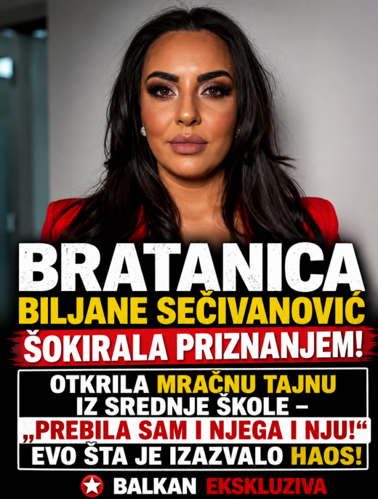 BRATANICA BILJANE SEČIVANOVIĆ ŠOKIRALA PRIZNANJEM! Otkrila MRAČNU TAJNU IZ SREDNJE ŠKOLE – „PREBILA SAM I NJEGA I NJU!“ Evo šta je izazvalo HAOS!