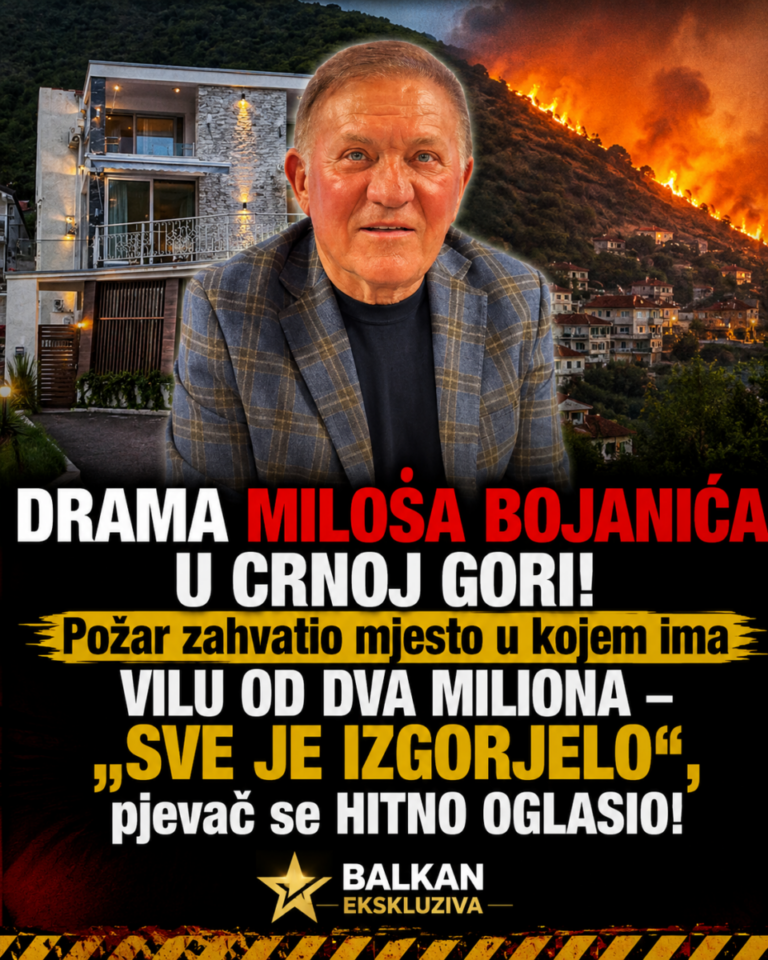 DRAMA MILOŠA BOJANIĆA U CRNOJ GORI! Požar zahvatio mjesto u kojem ima VILU OD DVA MILIONA – „SVE JE IZGORJELO“, pjevač se HITNO OGLASIO!