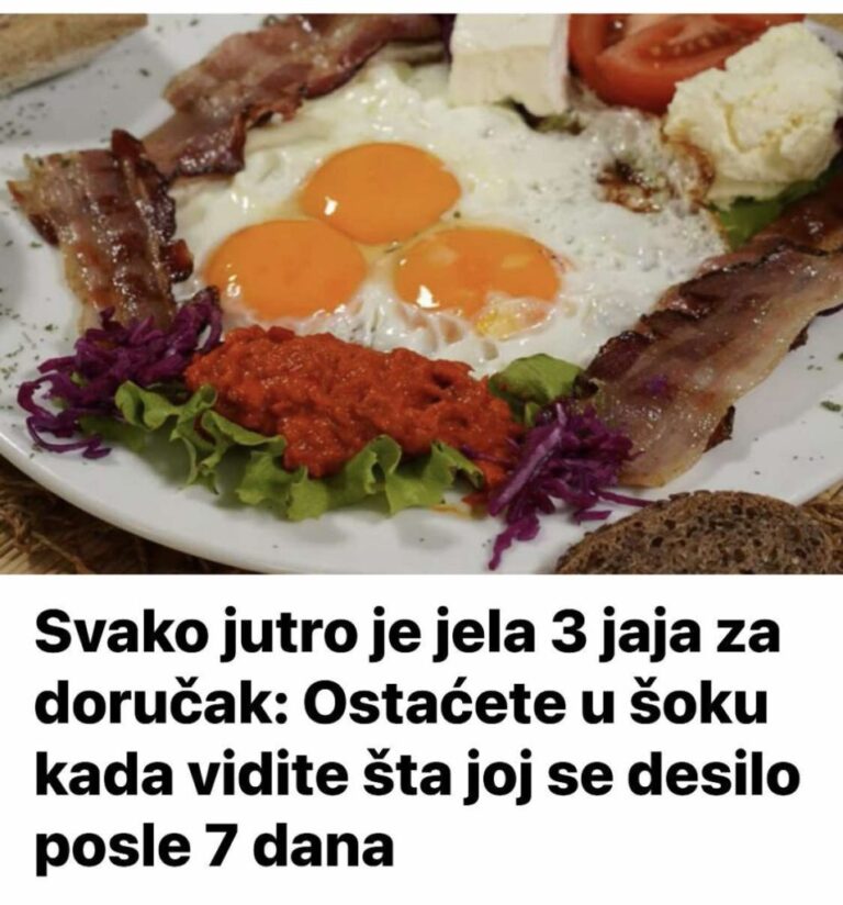 Svako jutro je jela 3 jaja za doručak: Ostaćete u šoku kada vidite šta joj se desilo posle 7 dana