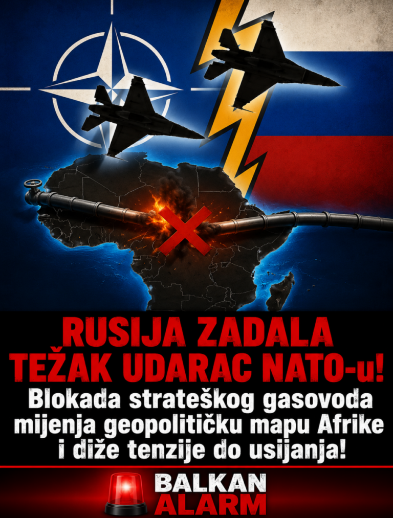 RUSIJA ZADALA TEŽAK UDARAC NATO-u! Blokada strateškog gasovoda mijenja geopolitičku mapu Afrike i diže tenzije do usijanja!