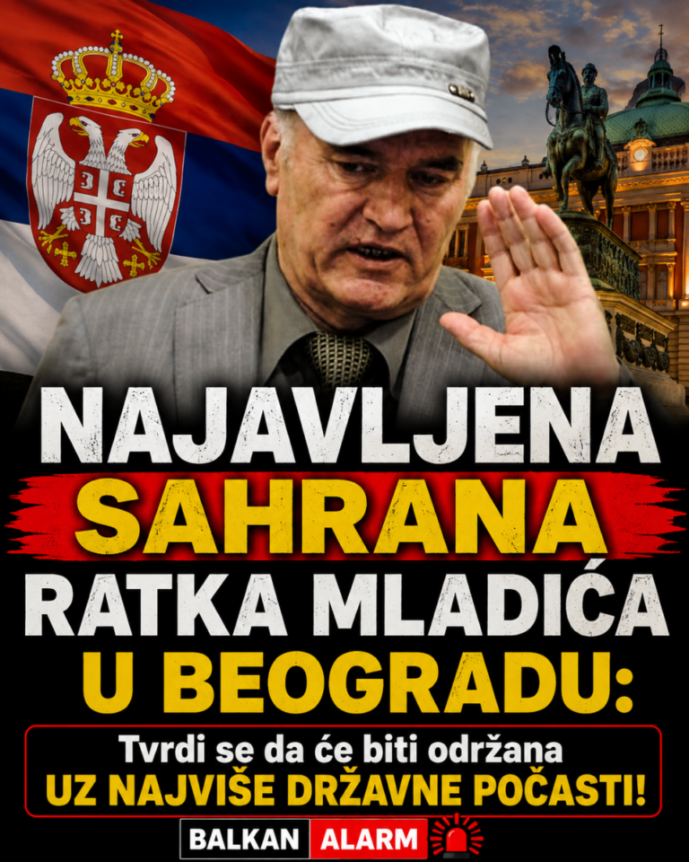 NAJAVLJENA SAHRANA RATKA MLADIĆA U BEOGRADU: Tvrdi se da će biti održana UZ NAJVIŠE DRŽAVNE POČASTI!