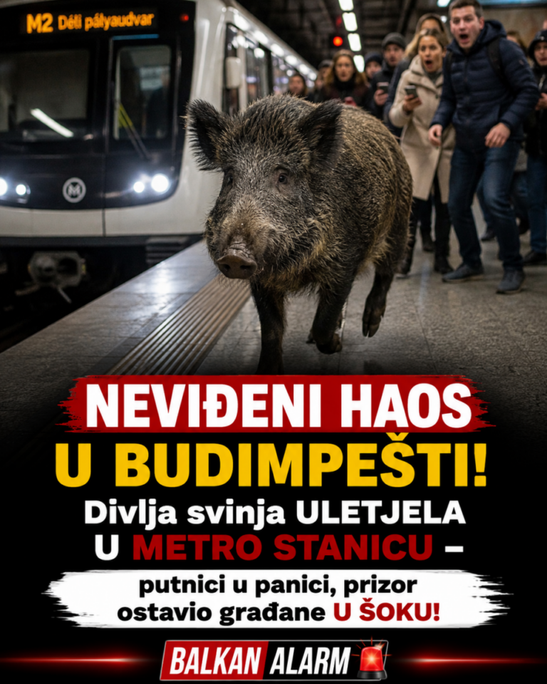 NEVIĐENI HAOS U BUDIMPEŠTI! Divlja svinja ULETJELA U METRO STANICU – putnici u panici, prizor ostavio građane U ŠOKU!
