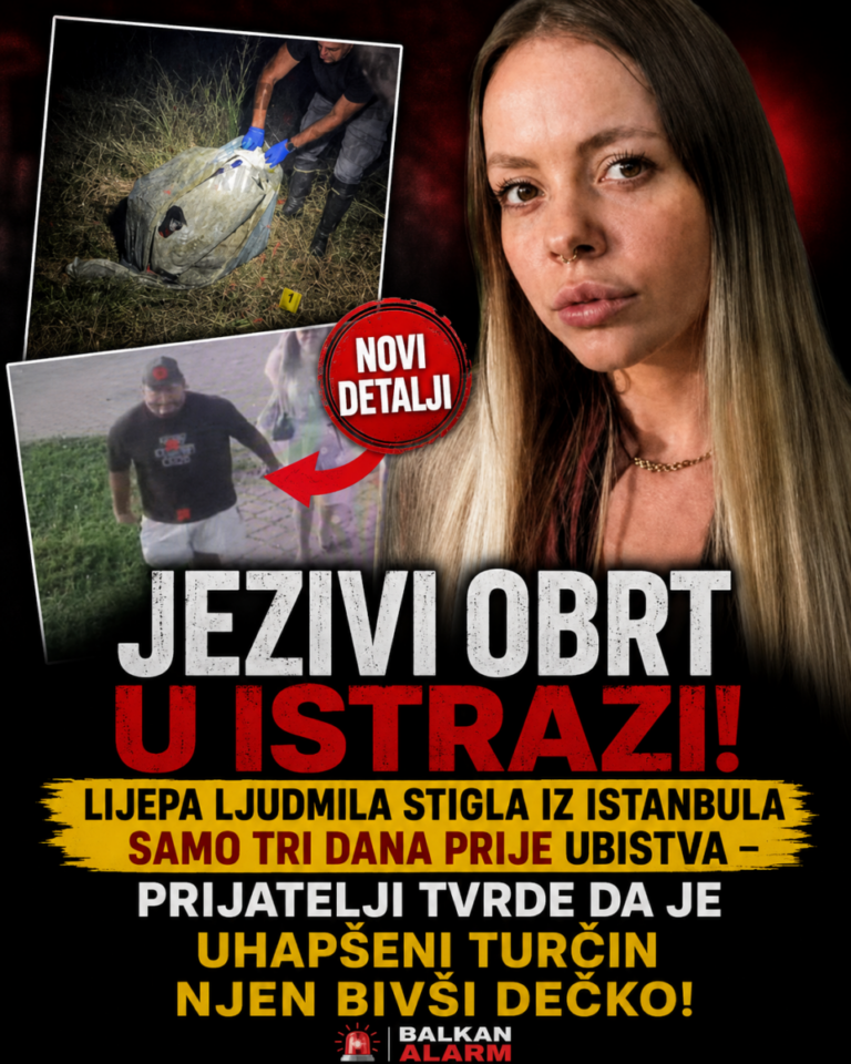 JEZIVI OBRT U ISTRAZI! Lijepa Ljudmila stigla iz Istanbula samo tri dana prije ubistva – prijatelji tvrde da je uhapšeni Turčin njen bivši dečko!