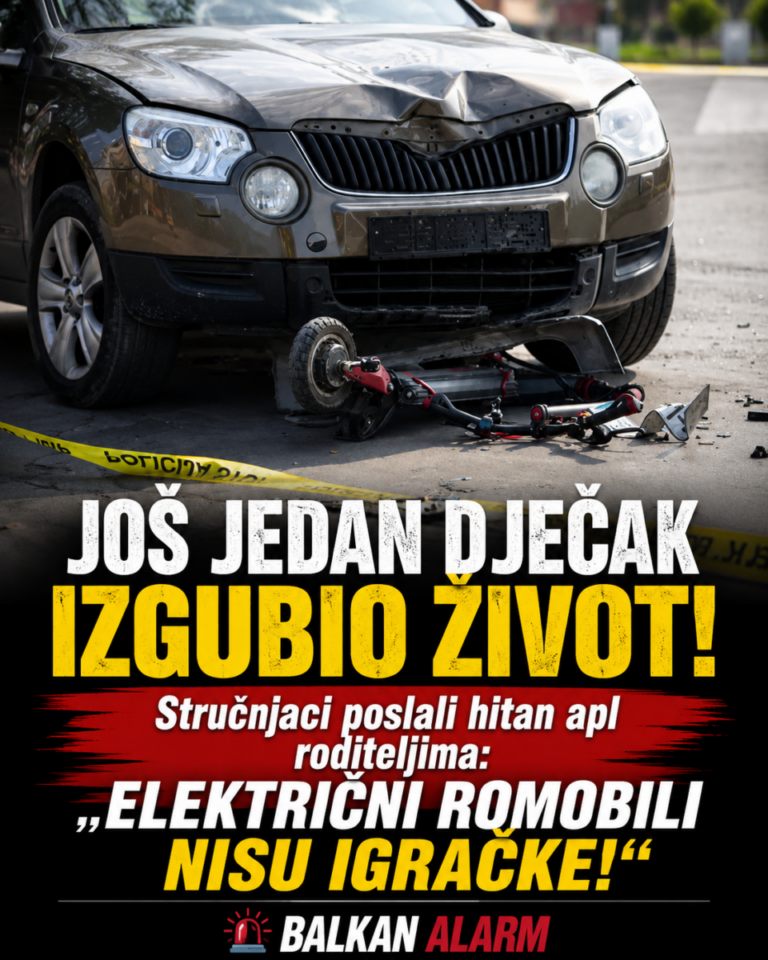JOŠ JEDAN DJEČAK IZGUBIO ŽIVOT! Stručnjaci poslali hitan apel roditeljima: „Električni romobili nisu igračke!“