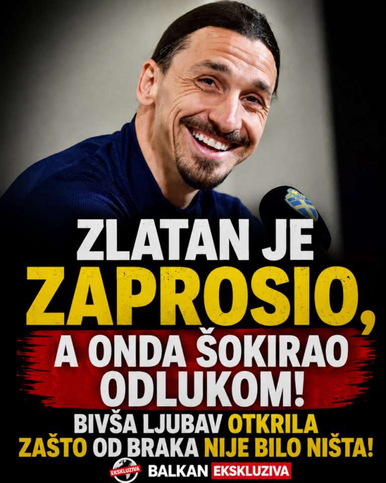 ZLATAN JE ZAPROSIO, A ONDA ŠOKIRAO ODLUKOM! Bivša ljubav OTKRILA ZAŠTO OD BRAKA NIJE BILO NIŠTA!