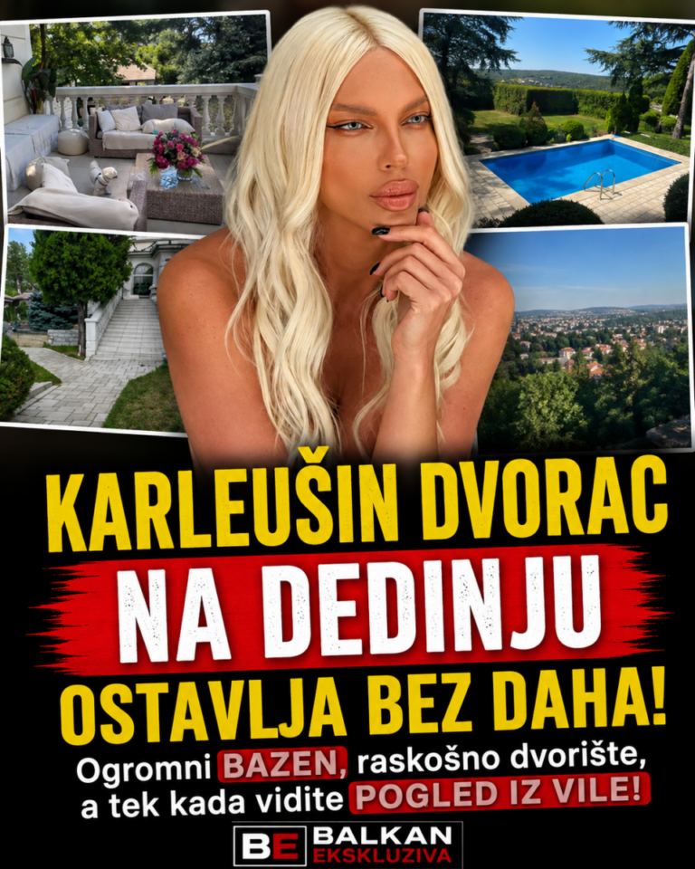 KARLEUŠIN DVORAC NA DEDINJU OSTAVLJA BEZ DAHA! Ogromni BAZEN, raskošno dvorište, a tek kada vidite POGLED IZ VILE!