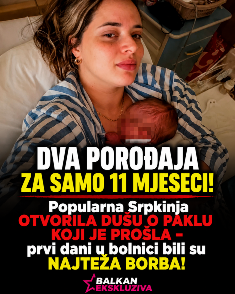 DVA POROĐAJA ZA SAMO 11 MJESECI! Popularna Srpkinja OTVORILA DUŠU O PAKLU KOJI JE PROŠLA – prvi dani u bolnici bili su NAJTEŽA BORBA!