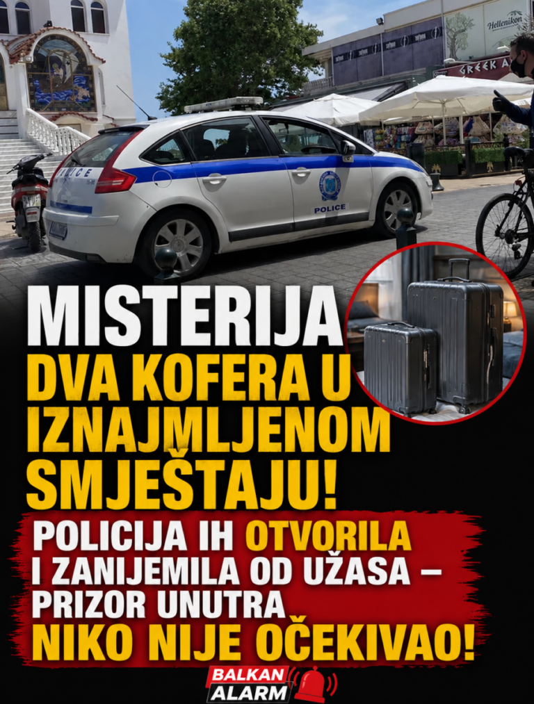 MISTERIJA DVA KOFERA U IZNAJMLJENOM SMJEŠTAJU! Policija ih OTVORILA i ZANIJEMILA OD UŽASA – prizor unutra NIKO NIJE OČEKIVAO!