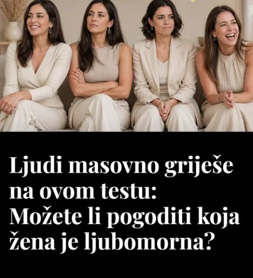 Ljudi masovno griješe na ovom testu: Možete li pogoditi koja žena je ljubomorna?