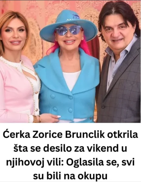Kćerka Zorice Brunclik napokon otkrila sve: Oglasila se, svi su bili na okupu!