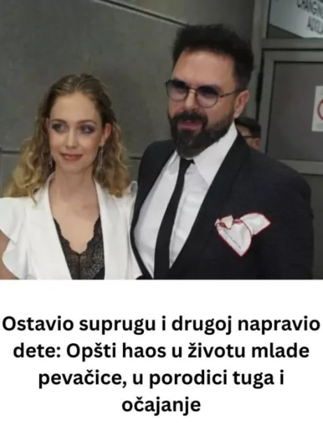 Ostavio suprugu i drugoj napravio dete: Opšti haos u životu mlade pevačice, u porodici tuga i očajanje