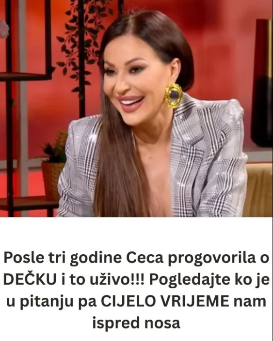 Posle tri godine Ceca progovorila o DEČKU i to uživo!!! Pogledajte ko je u pitanju pa CIJELO VRIJEME nam ispred nosa