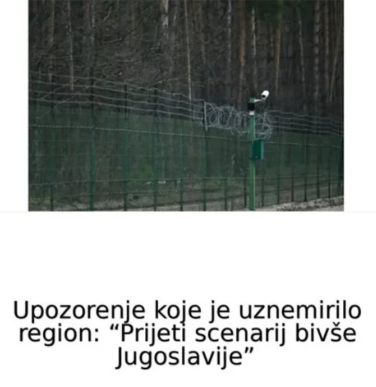 Upozorenje koje je uznemirilo region: “Prijeti scenarij bivše Jugoslavije”