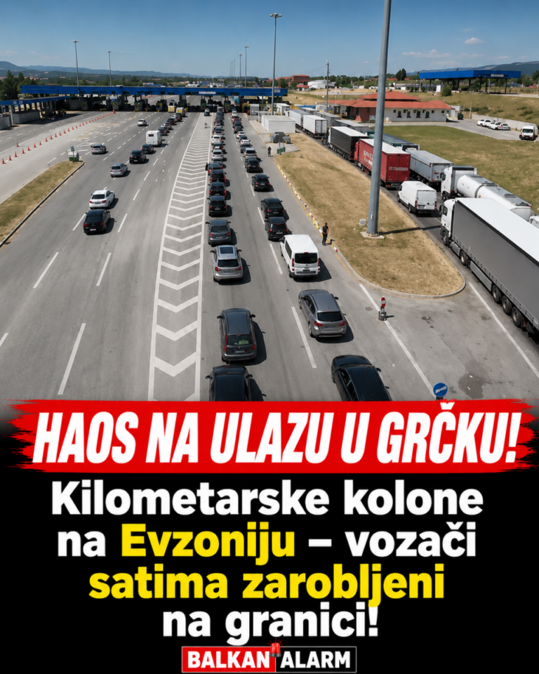 HAOS NA ULAZU U GRČKU! Kilometarske kolone na Evzoniju – vozači satima zarobljeni na granici!