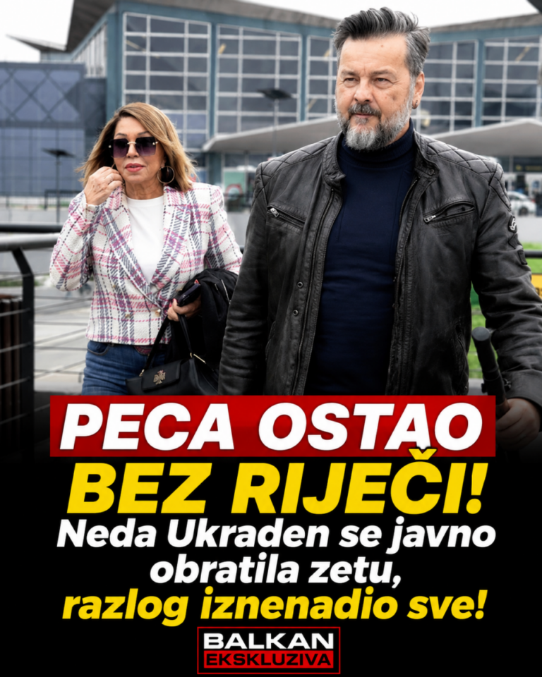 PECA OSTAO BEZ RIJEČI! Neda Ukraden se javno obratila zetu, razlog iznenadio sve!