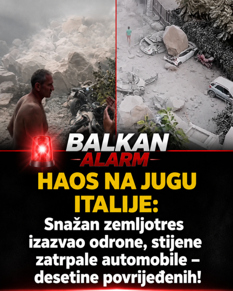 HAOS NA JUGU ITALIJE: Snažan zemljotres izazvao odrone, stijene zatrpale automobile – desetine povrijeđenih!