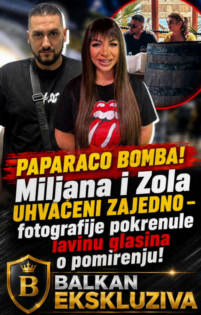 PAPARACO BOMBA! Miljana i Zola UHVAĆENI ZAJEDNO – fotografije pokrenule lavinu glasina o pomirenju!