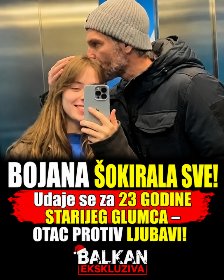 BOJANA ŠOKIRALA SVE! Udaje se za 23 GODINE STARIJEG GLUMCA – OTAC PROTIV LJUBAVI!