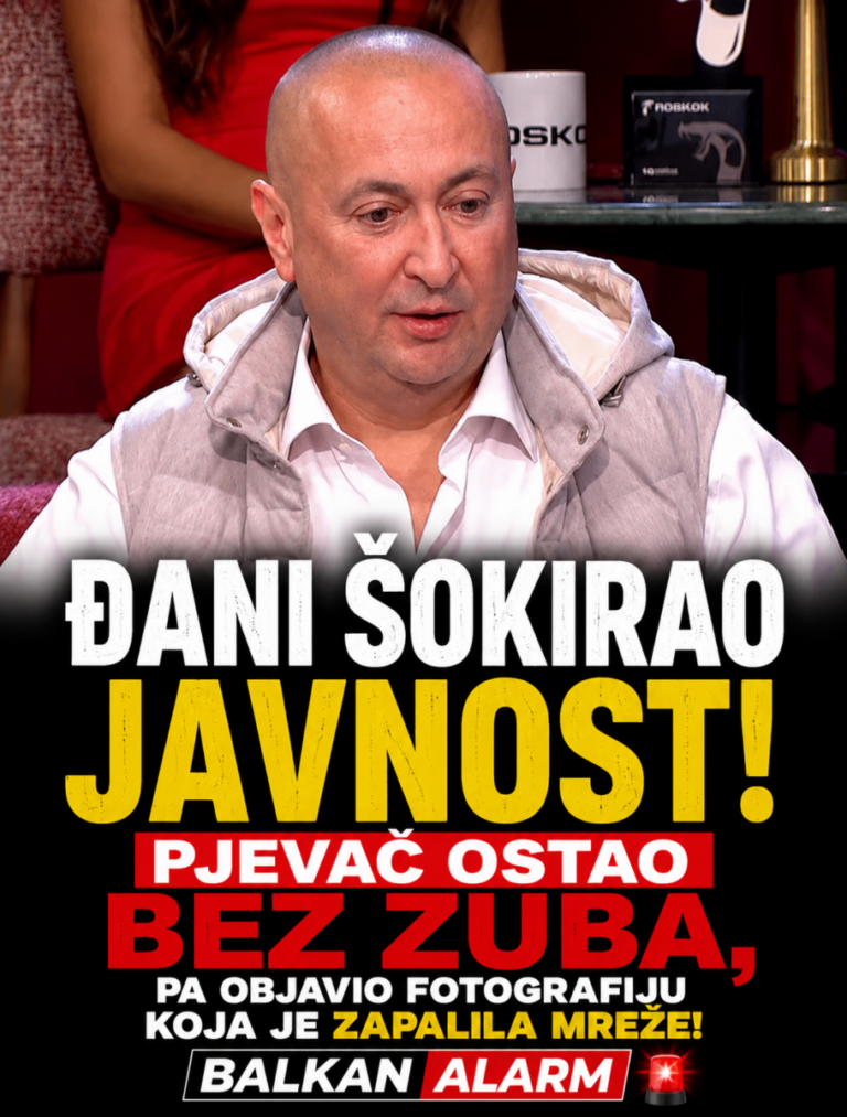 ĐANI ŠOKIRAO JAVNOST! Pjevač ostao BEZ ZUBA, pa objavio fotografiju koja je ZAPALILA MREŽE!