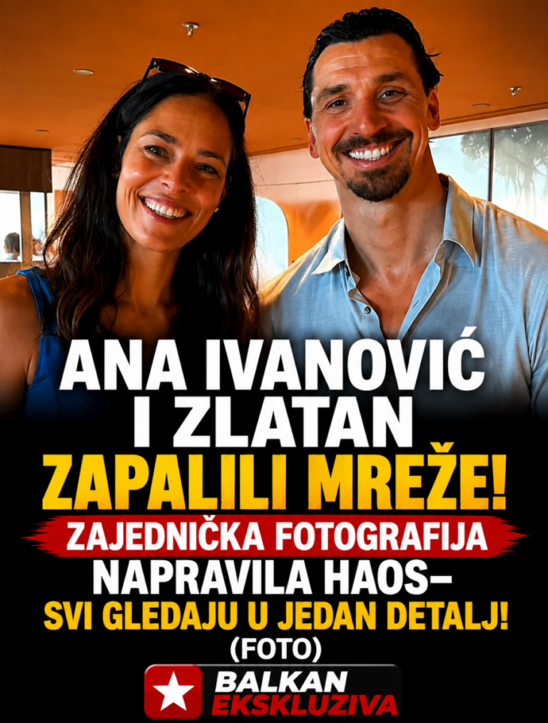 ANA IVANOVIĆ I ZLATAN ZAPALILI MREŽE! Zajednička fotografija napravila HAOS – svi gledaju u jedan DETALJ! (FOTO)