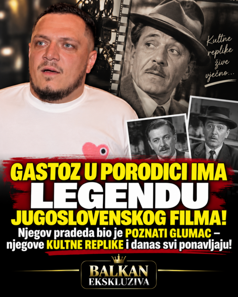 GASTOZ U PORODICI IMA LEGENDU JUGOSLOVENSKOG FILMA! Njegov pradeda bio je POZNATI GLUMAC – njegove KULTNE REPLIKE i danas svi ponavljaju!