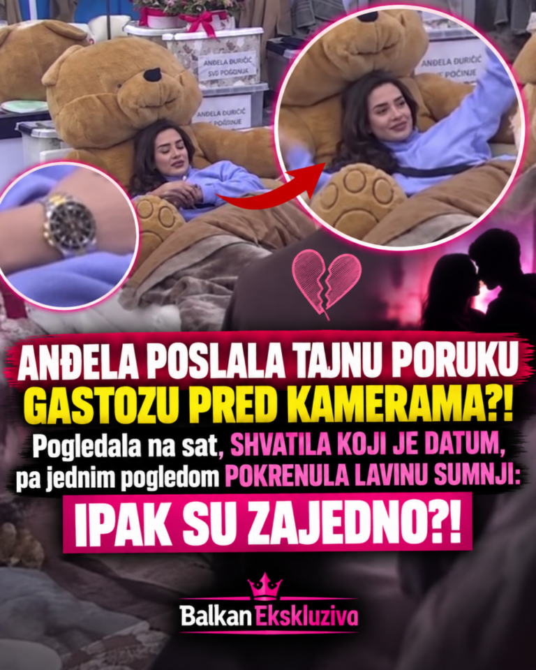 ANĐELA POSLALA TAJNU PORUKU GASTOZU PRED KAMERAMA?! Pogledala na sat, SHVATILA KOJI JE DATUM, pa jednim pogledom POKRENULA LAVINU SUMNJI: IPAK SU ZAJEDNO?!