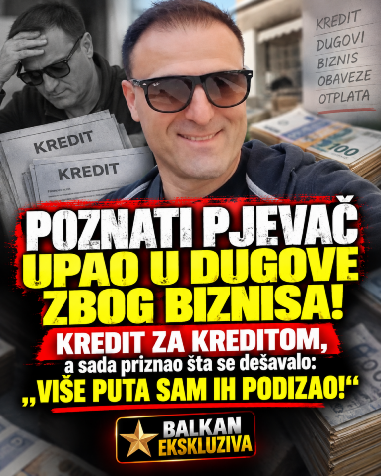 POZNATI PJEVAČ UPao U DUGOVE ZBOG BIZNISA! KREDIT ZA KREDITOM, a sada priznao šta se dešavalo: „VIŠE PUTA SAM IH PODIZAO!“