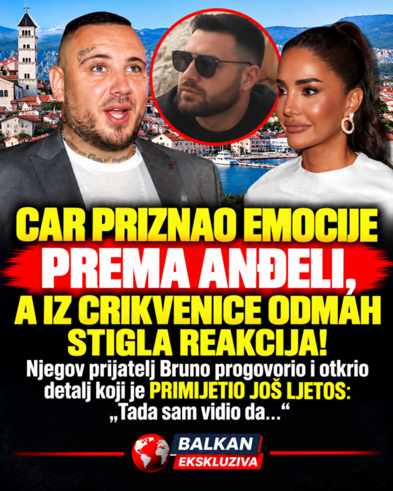 CAR PRIZNAO EMOCIJE PREMA ANĐELI, A IZ CRIKVENICE ODMAH STIGLA REAKCIJA! Njegov prijatelj Bruno progovorio i otkrio detalj koji je PRIMIJETIO JOŠ LJETOS: „Tada sam vidio da…“