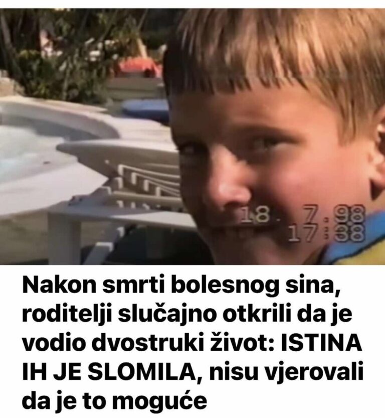 Nakon smrti bolesnog sina, roditelji slučajno otkrili da je vodio dvostruki život: ISTINA IH JE SLOMILA, nisu vjerovali da je to moguće