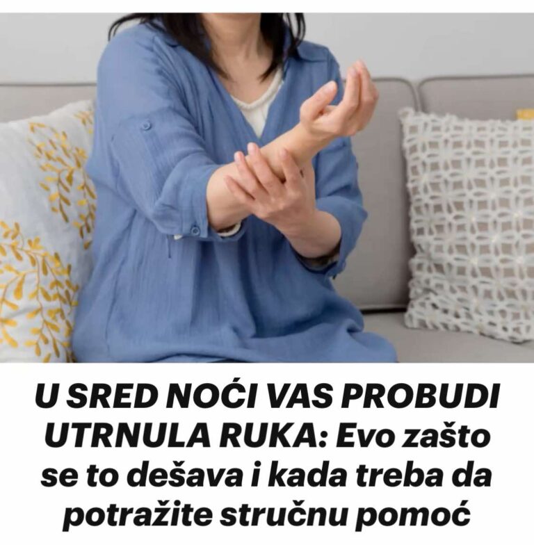 U SRED NOĆI VAS PROBUDI UTRNULA RUKA: Evo zašto se to dešava i kada treba da potražite stručnu pomoć