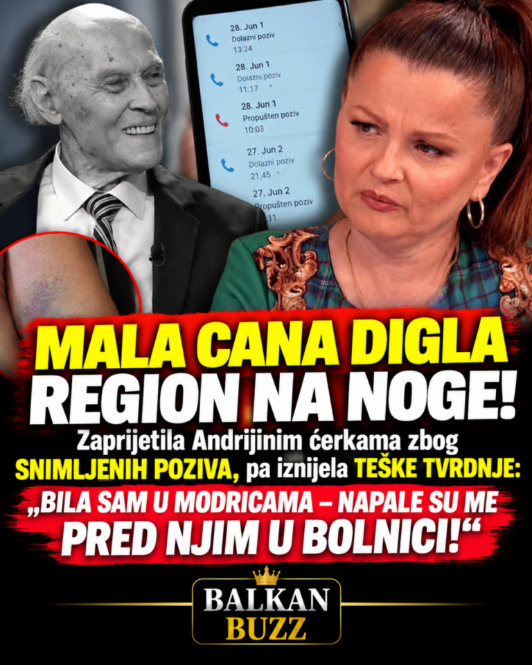 MALA CANA DIGLA REGION NA NOGE! Zaprijetila Andrijinim ćerkama zbog SNIMLJENIH POZIVA, pa iznijela TEŠKE TVRDNJE: „BILA SAM U MODRICAMA – NAPALE SU ME PRED NJIM U BOLNICI!“
