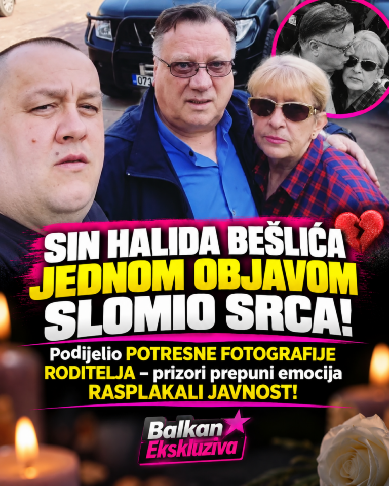 SIN HALIDA BEŠLIĆA JEDNOM OBJAVOM SLOMIO SRCA! Podijelio POTRESNE FOTOGRAFIJE RODITELJA – prizori prepuni emocija RASPLAKALI JAVNOST!