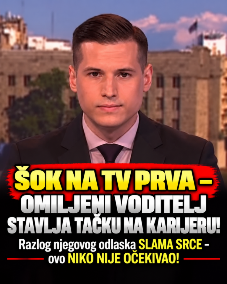 ŠOK NA TV PRVA – OMILJENI VODITELJ STAVLJA TAČKU NA KARIJERU! Razlog njegovog odlaska SLAMA SRCE – ovo NIKO NIJE OČEKIVAO!