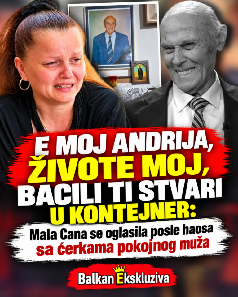 E MOJ ANDRIJA, ŽIVOTE MOJ, BACILI TI STVARI U KONTEJNER: Mala Cana se oglasila posle haosa sa ćerkama pokojnog muža
