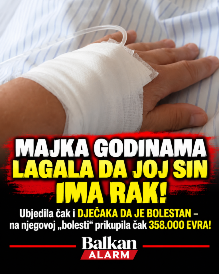 MAJKA GODINAMA LAGALA DA JOJ SIN IMA RAK! Ubjedila čak i DJEČAKA DA JE BOLESTAN – na njegovoj „bolesti“ prikupila čak 358.000 EVRA!