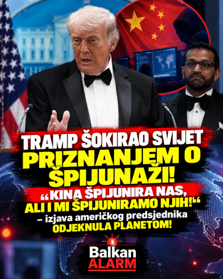 TRAMP ŠOKIRAO SVIJET PRIZNANJEM O ŠPIJUNAŽI! „KINA ŠPIJUNIRA NAS, ALI I MI ŠPIJUNIRAMO NJIH!“ – izjava američkog predsjednika ODJEKNULA PLANETOM!