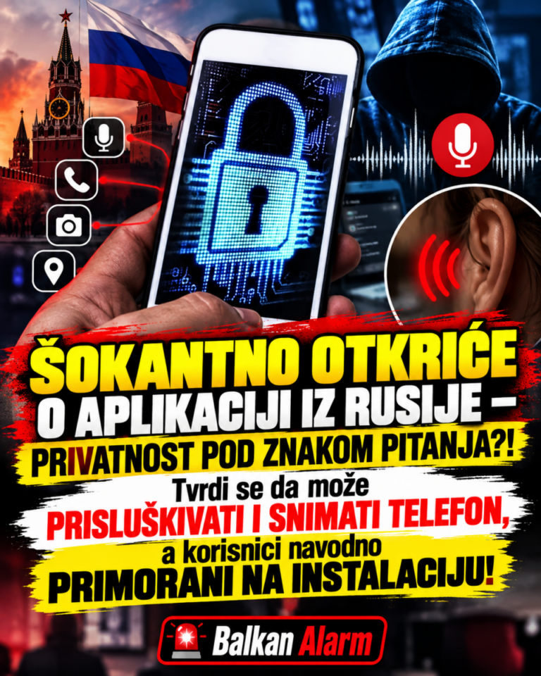 ŠOKANTNO OTKRIĆE O APLIKACIJI IZ RUSIJE – PRIVATNOST POD ZNAKOM PITANJA?! Tvrdi se da može PRISLUŠKIVATI I SNIMATI TELEFON, a korisnici navodno PRIMORANI NA INSTALACIJU!