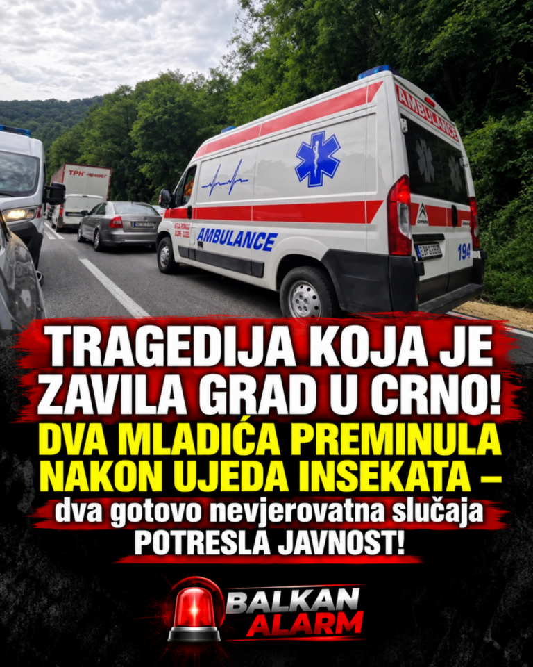 TRAGEDIJA KOJA JE ZAVILA GRAD U CRNO! DVA MLADIĆA PREMINULA NAKON UJEDA INSEKATA – dva gotovo nevjerovatna slučaja POTRESLA JAVNOST!