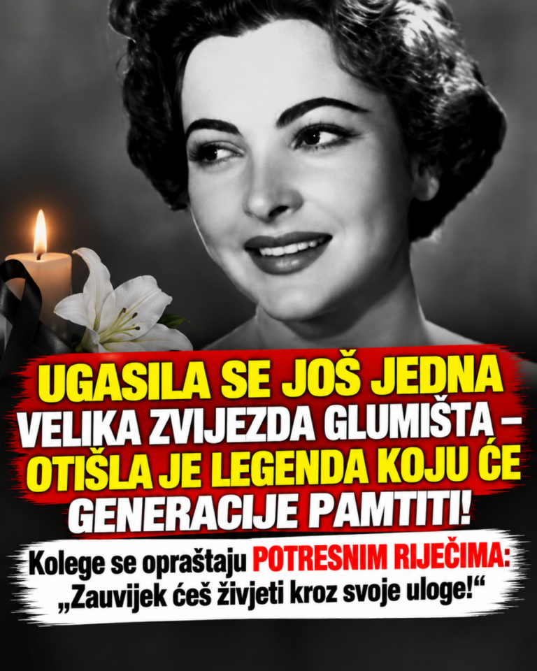 UGASILA SE JOŠ JEDNA VELIKA ZVIJEZDA GLUMIŠTA – OTIŠLA JE LEGENDA KOJU ĆE GENERACIJE PAMTITI! Kolege se opraštaju POTRESNIM RIJEČIMA: „Zauvijek ćeš živjeti kroz svoje uloge!“