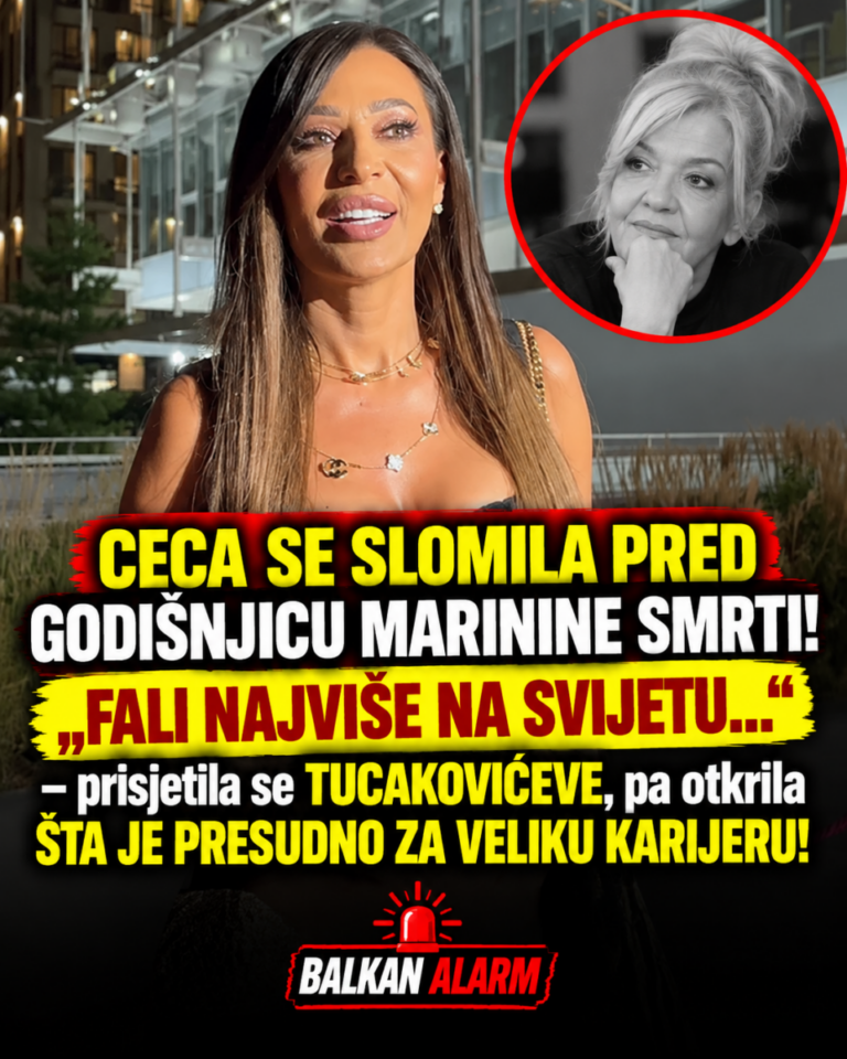 CECA SE SLOMILA PRED GODIŠNJICU MARININE SMRTI! „FALI NAJVIŠE NA SVIJETU…“ – prisjetila se TUCakovićeve, pa otkrila ŠTA JE PRESUDNO ZA VELIKU KARIJERU!