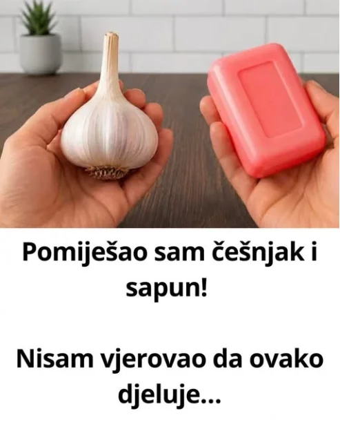 Pomiješao sam češnjak i sapun! Nisam vjerovao da ovako djeluje…