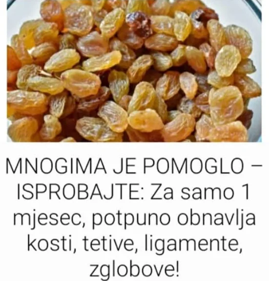 MNOGIMA JE POMOGLO – ISPROBAJTE: Za samo 1 mjesec, potpuno obnavlja kosti, tetive, ligamente, zglobove!