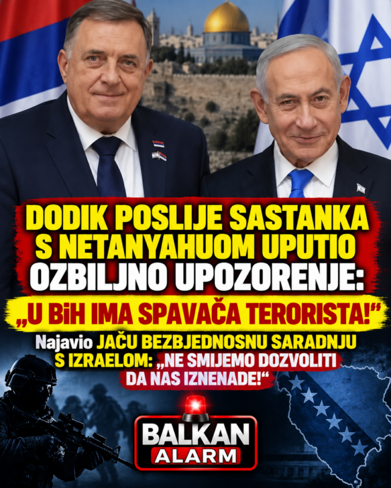 Dodik nakon sastanka sa Netanyahuom: “U BiH ima terorista, ne smiju nas iznenaditi. Surađivat ćemo sa Izraelom”