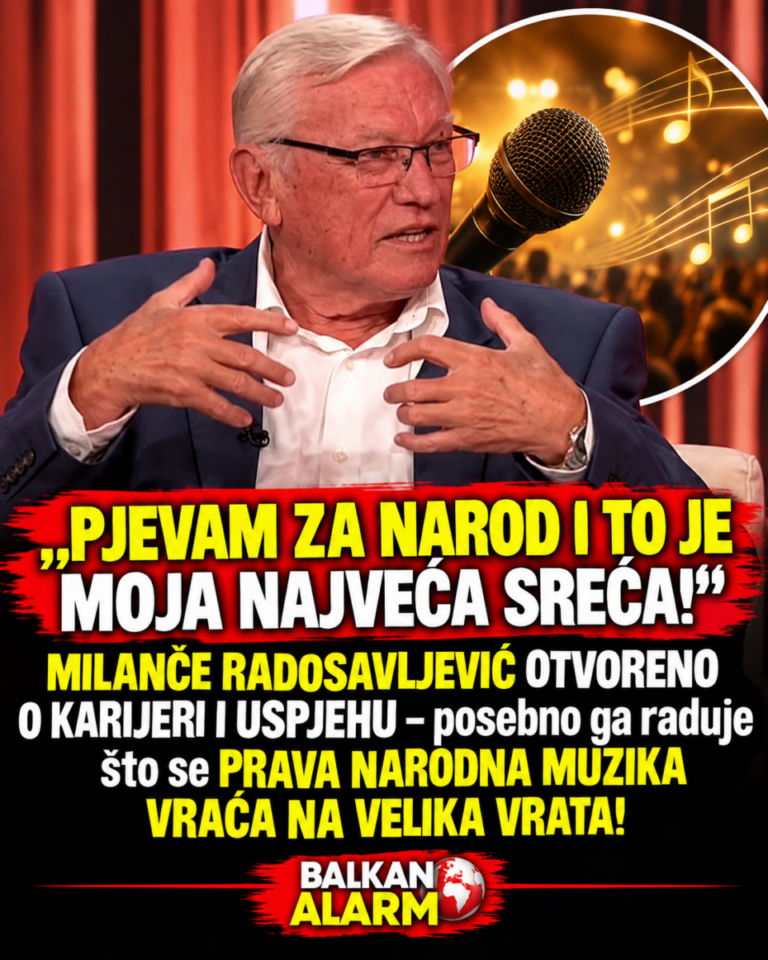 „PJEVAM ZA NAROD I TO JE MOJA NAJVEĆA SREĆA!“ MILANČE RADOSAVLJEVIĆ OTVORENO O KARIJERI I USPJEHU – posebno ga raduje što se PRAVA NARODNA MUZIKA VRAĆA NA VELIKA VRATA!