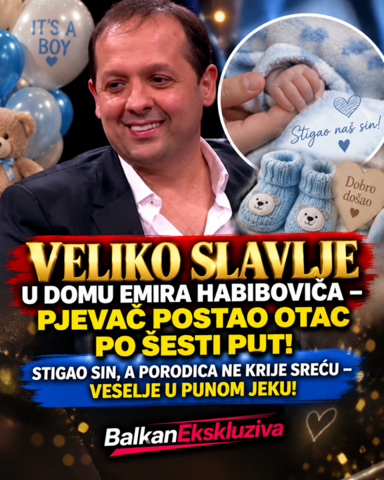 VELIKO SLAVLJE U DOMU EMIRA HABIBOVIĆA – PJEVAČ POSTAO OTAC PO ŠESTI PUT! STIGAO SIN, A PORODICA NE KRIJE SREĆU – VESELJE U PUNOM JEKU!