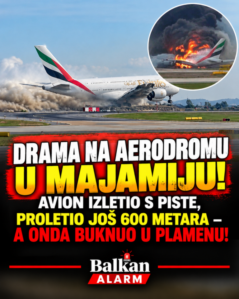 DRAMA NA AERODROMU U MAJAMIJU! AVION IZLETIO S PISTE, PROLETIO JOŠ 600 METARA – A ONDA BUKNUO U PLAMENU!