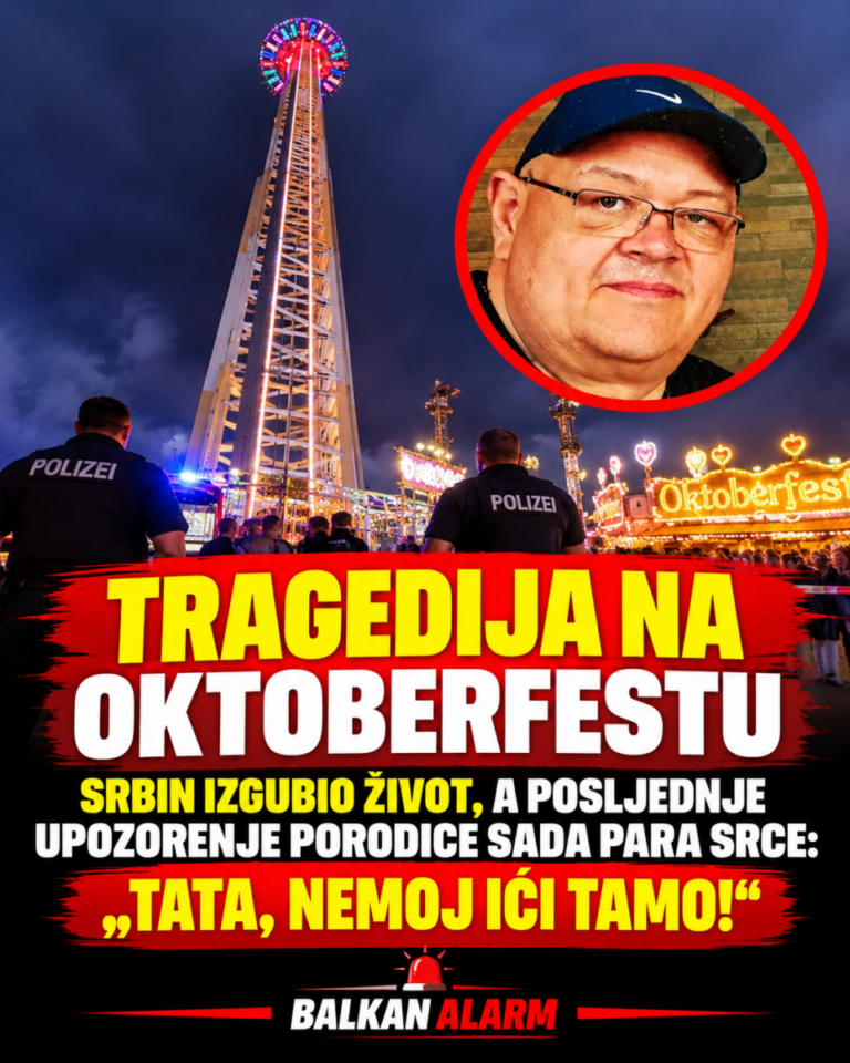 TRAGEDIJA NA OKTOBERFESTU – SRBIN IZGUBIO ŽIVOT, A POSLJEDNJE UPOZORENJE PORODICE SADA PARA SRCE: „TATA, NEMOJ IĆI TAMO!“