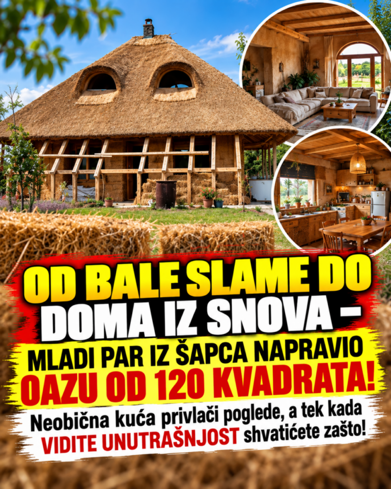 OD BALE SLAME DO DOMA IZ SNOVA – MLADI PAR IZ ŠAPCA NAPRAVIO OAZU OD 120 KVADRATA! Neobična kuća privlači poglede, a tek kada VIDITE UNUTRAŠNJOST shvatićete zašto!