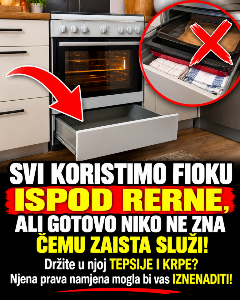 SVI KORISTIMO FIOKU ISPOD RERNE, ALI GOTOVO NIKO NE ZNA ČEMU ZAISTA SLUŽI! Držite u njoj TEPSIJE I KRPE? Njena prava namjena mogla bi vas IZNENADITI!